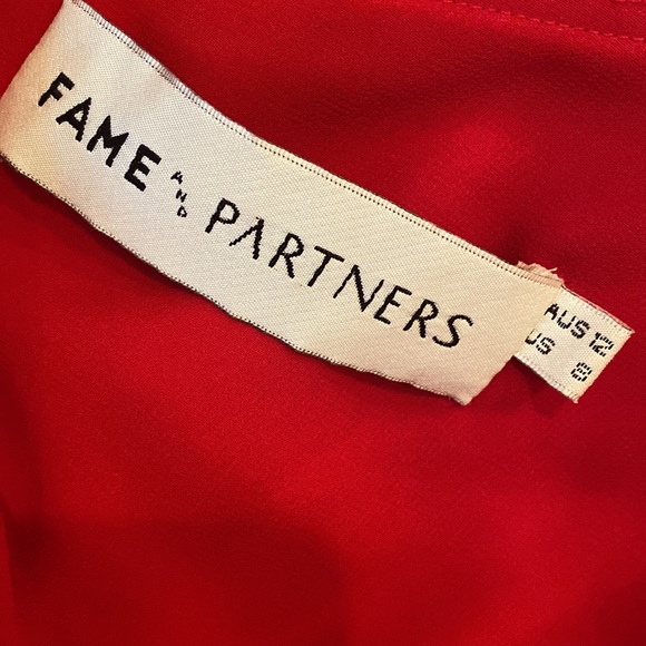 Red Marissa Maxi Ruffle Revolve x Fame & Partners! Valentine’s Day in stunner! - Picture 9 of 11